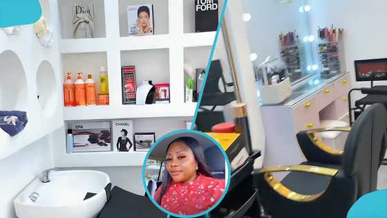 Obofour's wife gives a tour of her private luxurious spa in their plush mansion