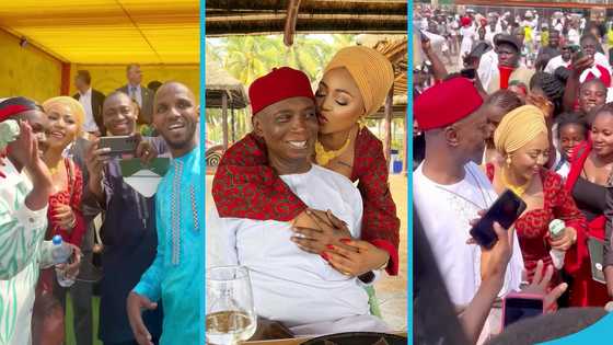 Regina Daniels recaps her trip to Ghana for Mahama's inauguration in a video, fans excited