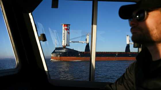 Wind-powered mast to cut emissions sets sail to Canada