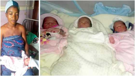Couple with 5 kids disappointed after wife on contraceptives gives birth to quadruplets