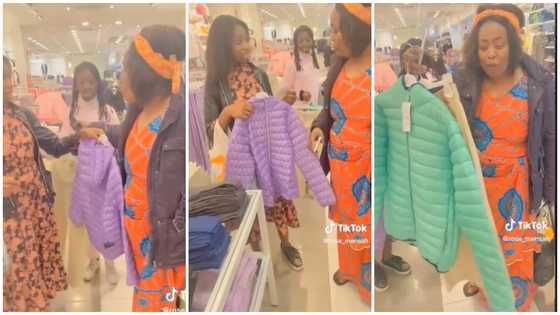 Ghanaian woman causes stir as she argues with kids over 2 dresses worth GH¢2700: “I am building in Ghana”