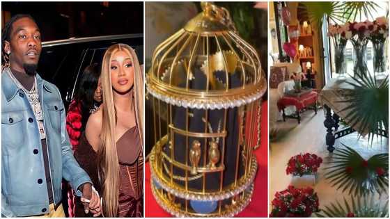 Cardi B surprises hubby Offset with over GHC119K Chanel purse, lavish decorations for Val