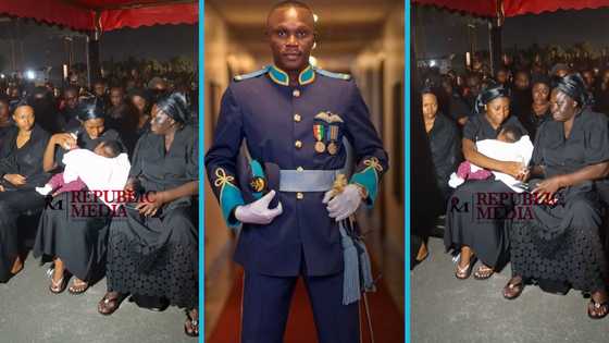 Squadron Leader Anala's surviving wife feeds their 2-month-old baby at vigil, video touches hearts