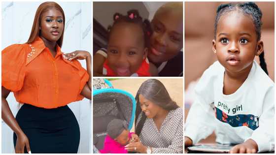 Fella Makafui Shares Lovely Video of Island Frimpong Ahead of Daughter's 2nd Birthday
