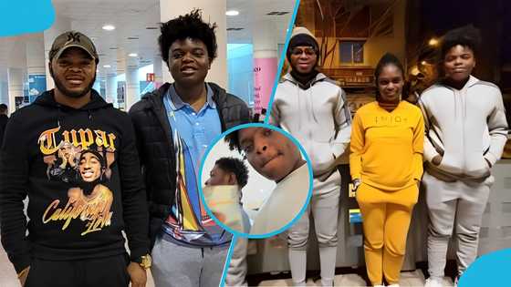 Bishop Obinim's son raises eyebrows as he flaunts earrings and bundle of cash in viral video