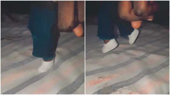 Man wears toy shoes and trousers on fingers to perform skilful dance moves, video goes viral with 300k views