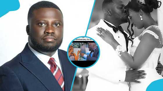Dr Frank Amoakohene marks 4th anniversary with wife, shares romantic wedding video