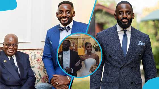 Former presidential staffer Jake Obeng-Bediako weds his fiancee in extravagant London wedding, video