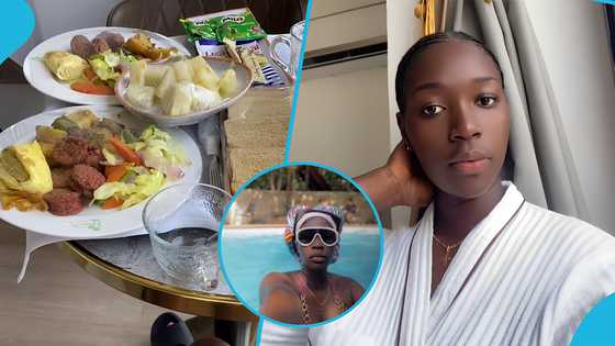 C Confion's lover Sandra rocks swim suit, eats gourmet dishes on vacation at 5 star resort, videos