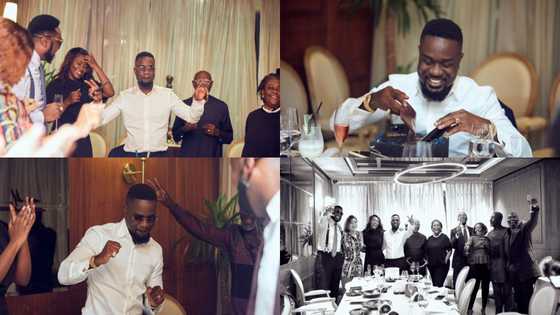 Beautiful photos from the classy 36th birthday party of Sarkodie pop up
