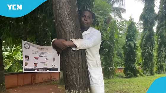 Guinness World Records: Ghanaian man sets new record after hugging a tree