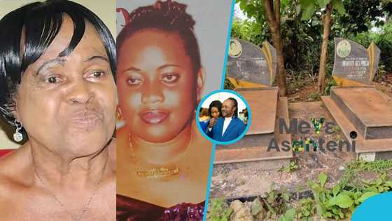 Graveyard photos show Theresa Abebrese buried beside her mother in 2017