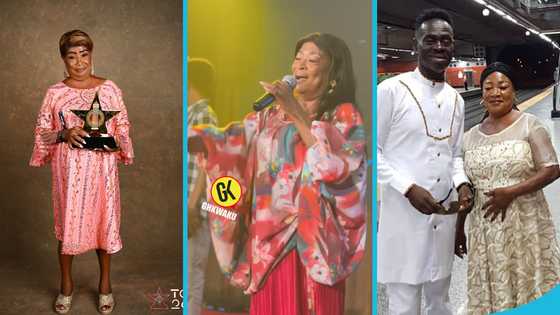 Maame Tiwaa performs without Yaw Sarpong at a star-studded event: "God sent voice"