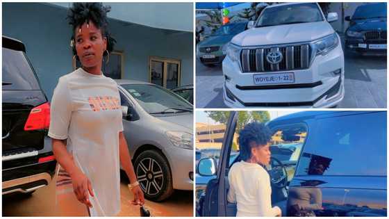 Video of the expensive cars Angel FM's Ohemaa Woyeje drives sparks reactions online