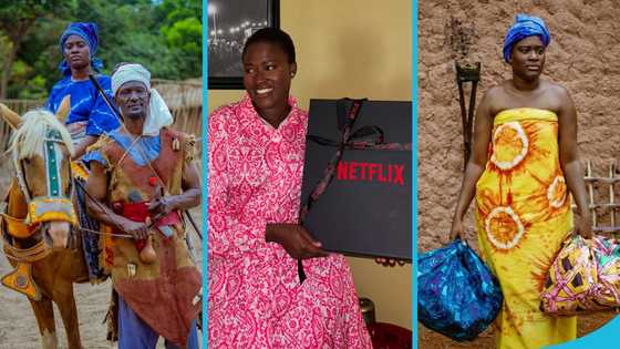 Fella stars in Nigerian Netflix series, Anikulapo season2, peeps excite as BTS photos drop