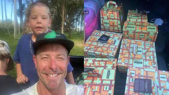 Food worth Ghc7k delivered to dad’s workplace after 4-year-old son ordered it
