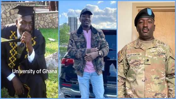 Man rejected seven times by Ghana Army and police joins US Army: "It was my first attempt"