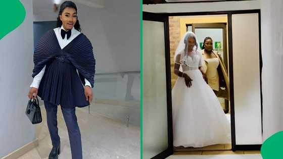 "You are the drama": Man stuns in wedding dress at his 30th birthday bash, outfit divides netizens