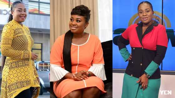Adom TV and FM star Afia Amankwaah Tamakloe wows fans with beautiful Dashiki photo