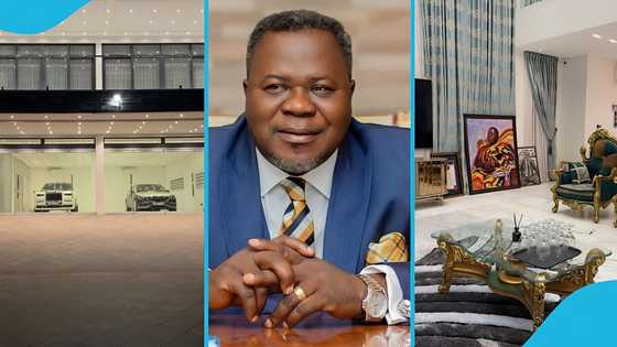 Rare photos of Dr Kwaku Oteng’s grand mansion captivate Ghanaians online