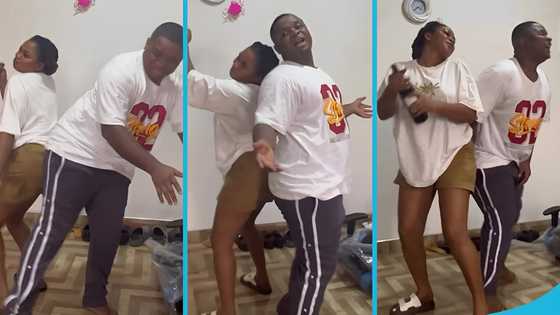 Enock Darko and his new wife Deborah showcase their dance moves on their honeymoon after their wedding