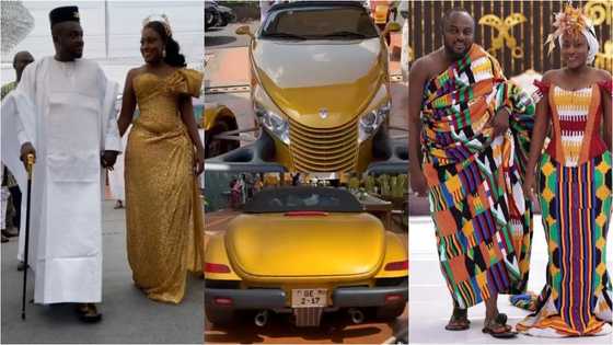 First video of Adinkra Pie CEO and Despite's baby mama arriving at their thanksgiving party in exotic car pops up