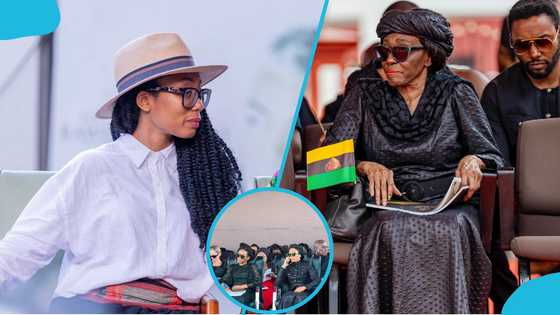 Yaa Asantewaa Agyeman-Rawlings honours Nana Konadu by recreating one of her iconic looks at her state funeral
