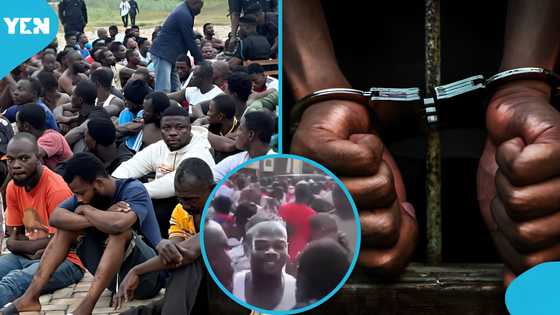 Obuasi Dadwen women jubilate as arrested galamsey suspects return home