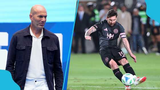 Zidane names the player in world football with a left foot as good as Lionel Messi