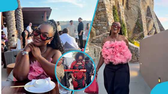 Jackie Appiah cancels her lavish vacation in Greece to attend Beverly Afaglo's funeral in Accra
