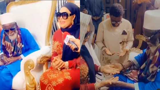 Videos drop as repented Agradaa storms Chief Imam's house for prayers