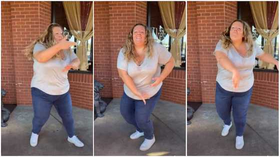 Energy goddess: Reactions as plus size oyinbo lady vibes hard to Rema's Calm Down song in viral video