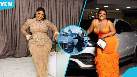 Chez Amis: 5 stylish photos of akyeke and tilapia seller flaunting her lavish lifestyle online