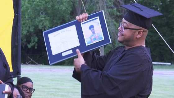 Father accepts 17-years-old son’s Diploma on his behalf after he died in car accident