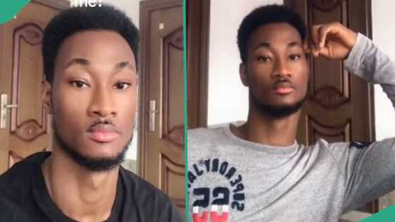 Video of handsome young man who can't talk trends, ladies profess love to him: "You are too cute"