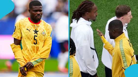 Thomas Partey snubbed by England star during pre-match handshakes