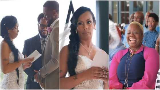 Bride calls colleagues out on wedding day after they said the man wasn't interested in her, clip causes stir