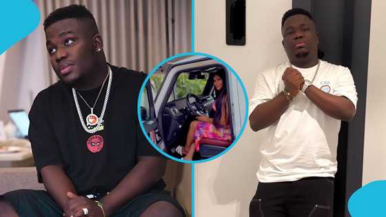 Abu Trica's baby mama flexes as she lounges in his newly acquired Mercedes G63