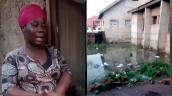 Ghanaian mom living in uncompleted building with her 2 girls & hubby begs for help in video