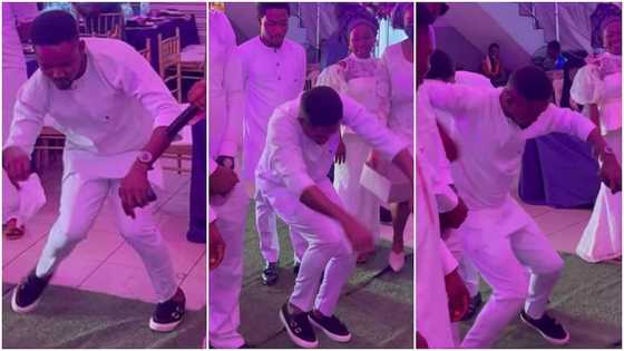 He came prepared: Friend of groom in white caftan surprises guests, breaks into stunning dance in sweet video