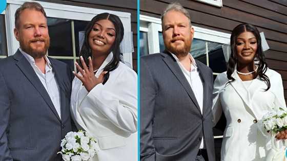 Ghanaian lady 'travels abroad' to marry obroni boyfriend: "I married the man of my dreams"
