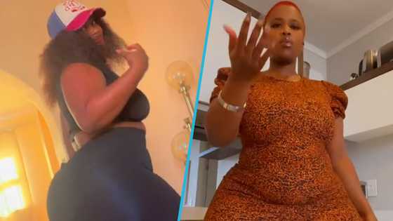 Plus-size lady with heavy behind shakes her hips as she dances, men drool: “Beauty overload”