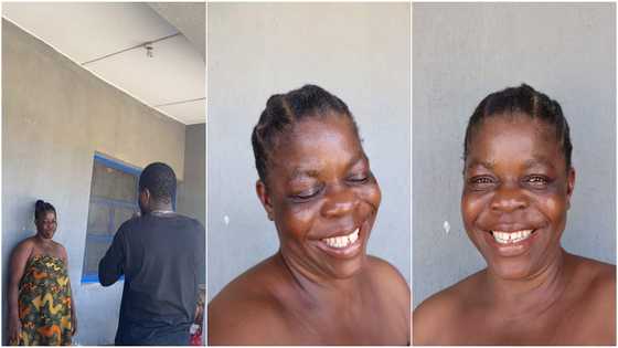 Nigerian Mum Lights up Social Media with Priceless Smile as Son Takes Photos of Her, Stirs Reactions