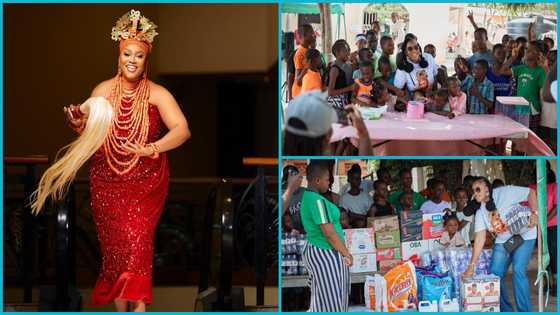 United Showbiz presenter MzGee feeds street hawkers, donates to orphanage on her 39th birthday