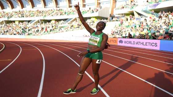 Nigerians bask in Amusan's record-breaking athletic glory
