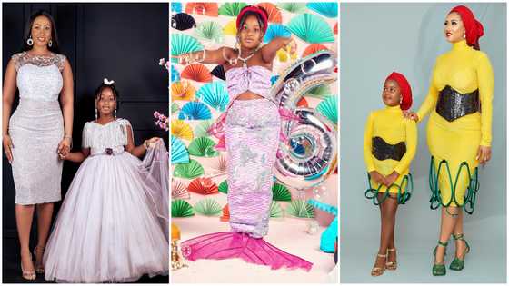 So adorable: Hajia4Real's beautiful daughter celebrates 6th birthday like a mermaid, photos warm hearts