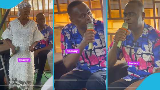 Yaw Sarpong shows progress in his recovery from stroke as he performs with his band at church event