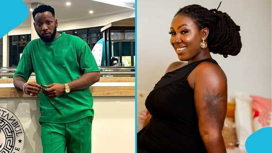 Aaron Adatsi and Funny Face's Baby Mama Vanessa Nicole caught in epic loved-up scene