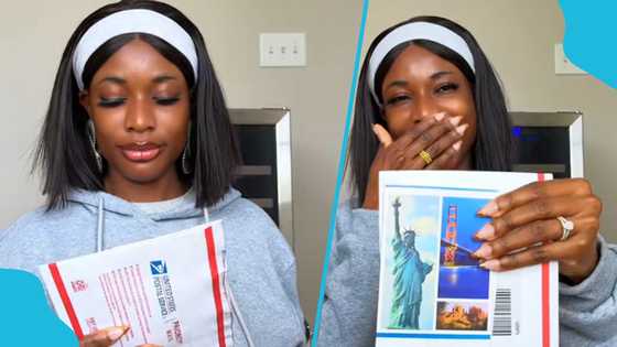 Young lady gets U.S. green card four months after relocating, explains how in viral video