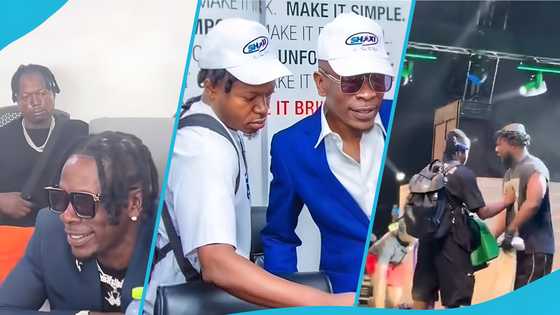 Meet Shatta Wale’s loyal friend and bodyguard who stopped MC Manuel on stage